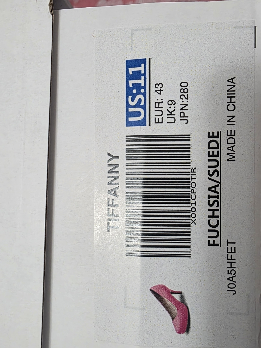 Dream Pairs Hot Pink Suede "Tiffanny" Pump - Picture 13 of 14